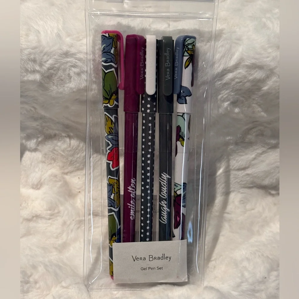 Vera Bradley Falling Flowers Gel Pens Set (5 pens)